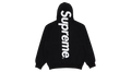 Supreme Satin Applique Hoodie Black (FW25)