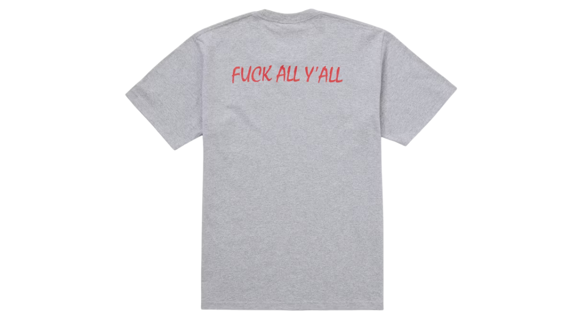 Supreme Split Tee Heather Grey (FW25)