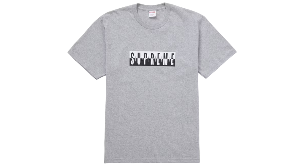 Supreme Split Tee Heather Grey (FW25)