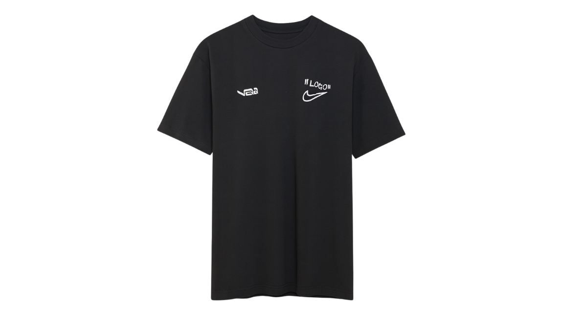 Virgil Abloh Archive Nike “LOGO” Tee Black