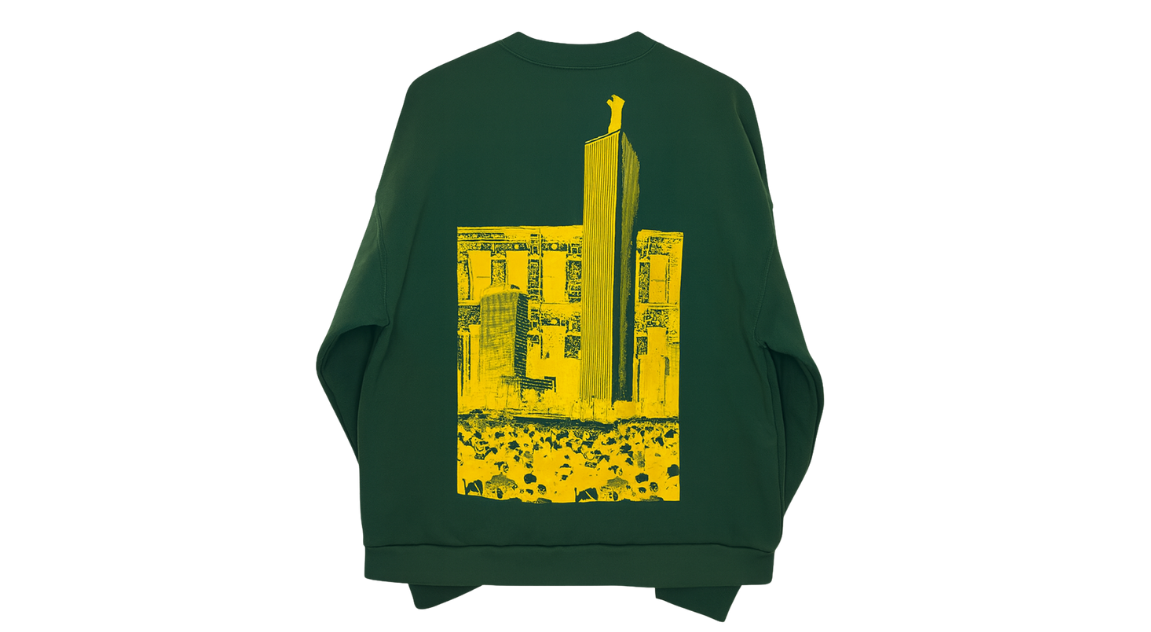 Virgil Abloh Archive Grand Palais Crewneck Green