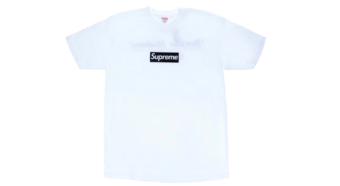 Supreme Paris Box Logo Tee White (SS16) (P)