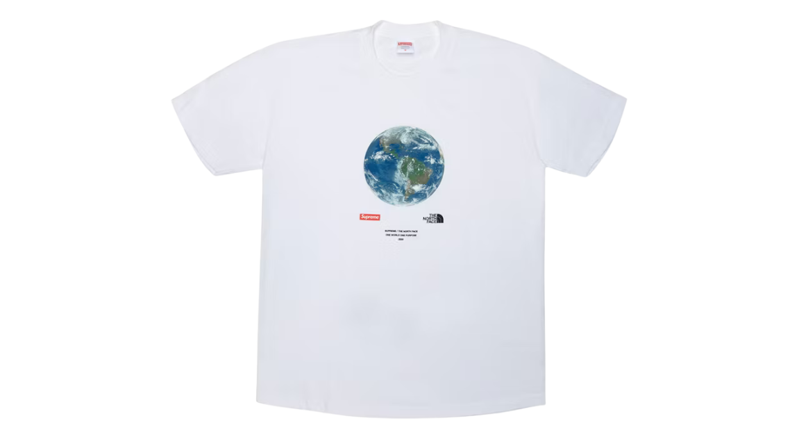 Supreme The North Face One World Tee White (SS20) (P)