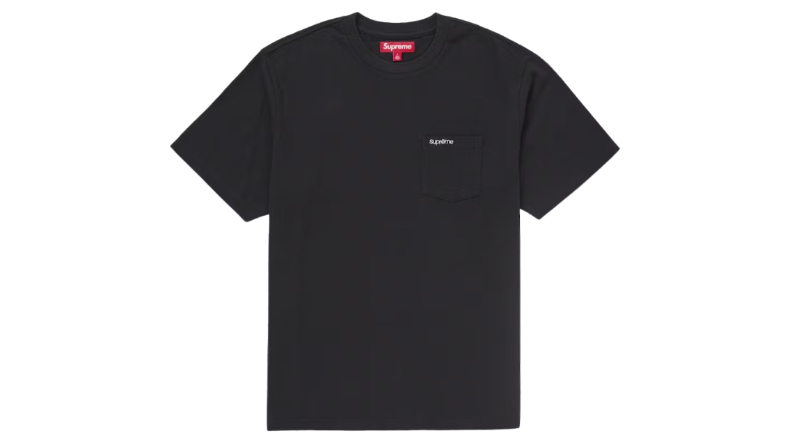 Supreme S/S Pocket Tee Black (FW24) (P)