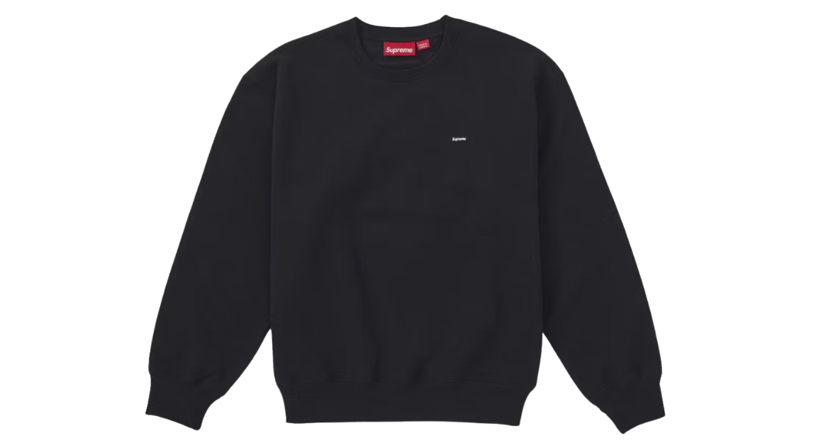 Supreme Small Box Crewneck Black (FW25) (P)