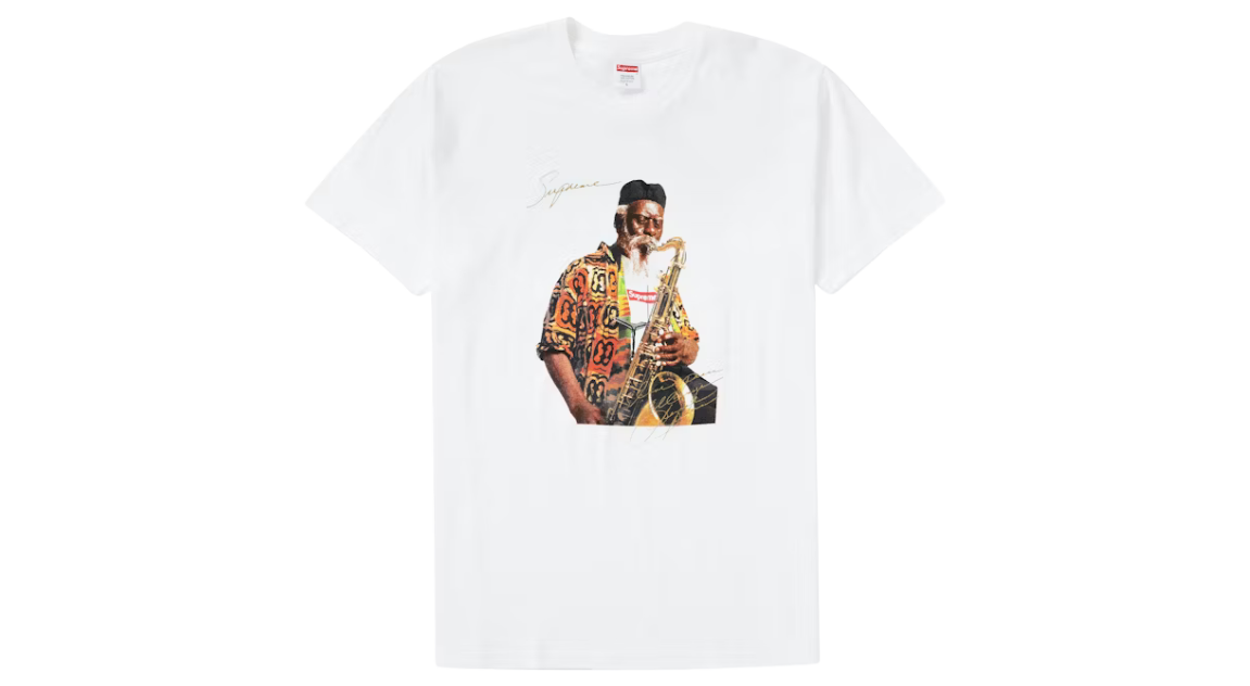 Supreme Pharoah Sanders Tee White (FW20)