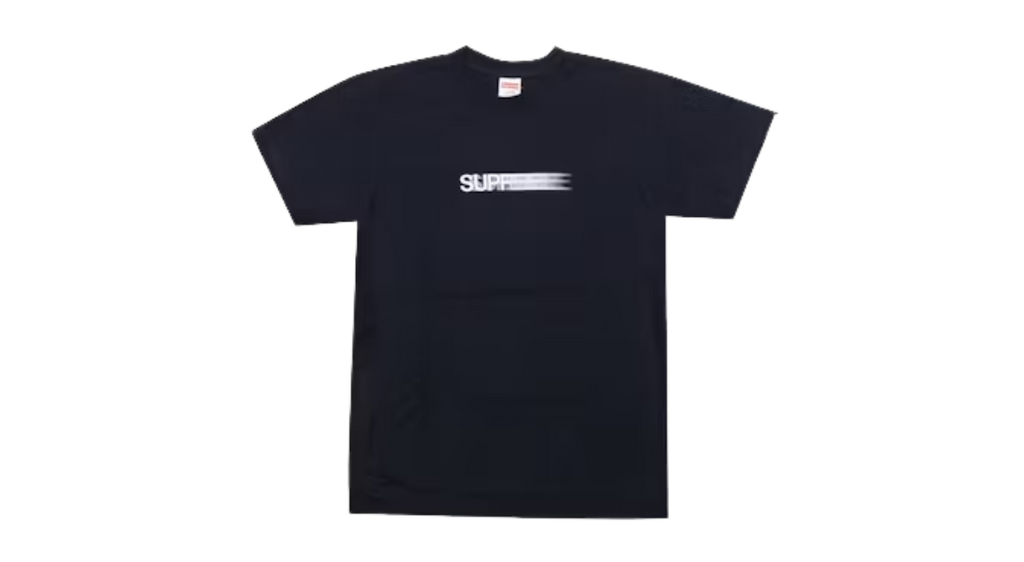 Supreme Motion Logo Tee Navy (P)