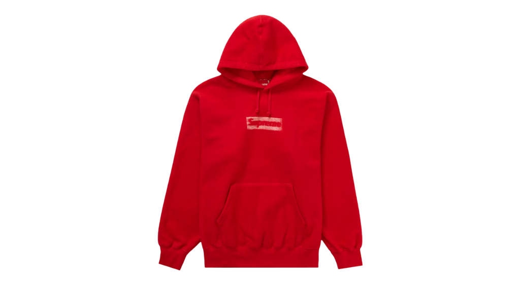 Supreme Inside Out Vox Logo Hooded Sweatshirt Red (P)