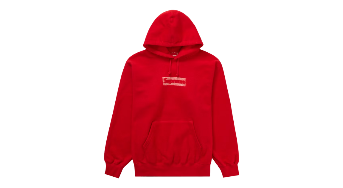 Supreme Inside Out Vox Logo Hooded Sweatshirt Red (P)