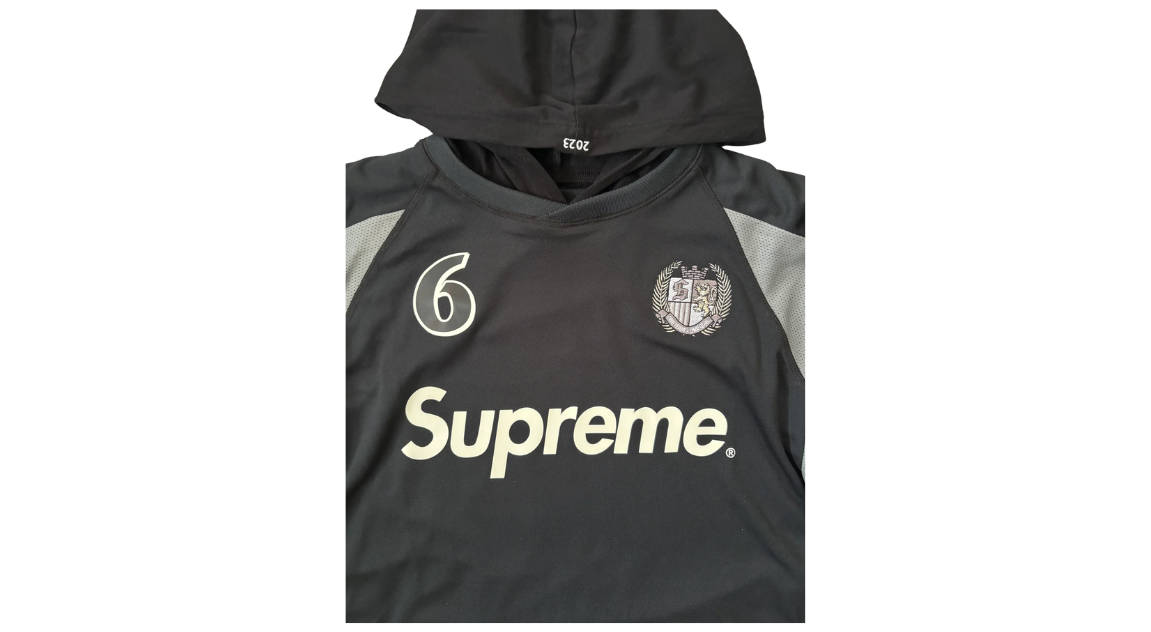 Supreme Hooded Soccer Jersey Black (P)