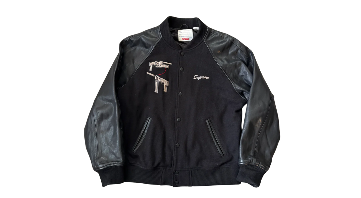 Supreme Aeon Flux Varsity Jacket Black (P)