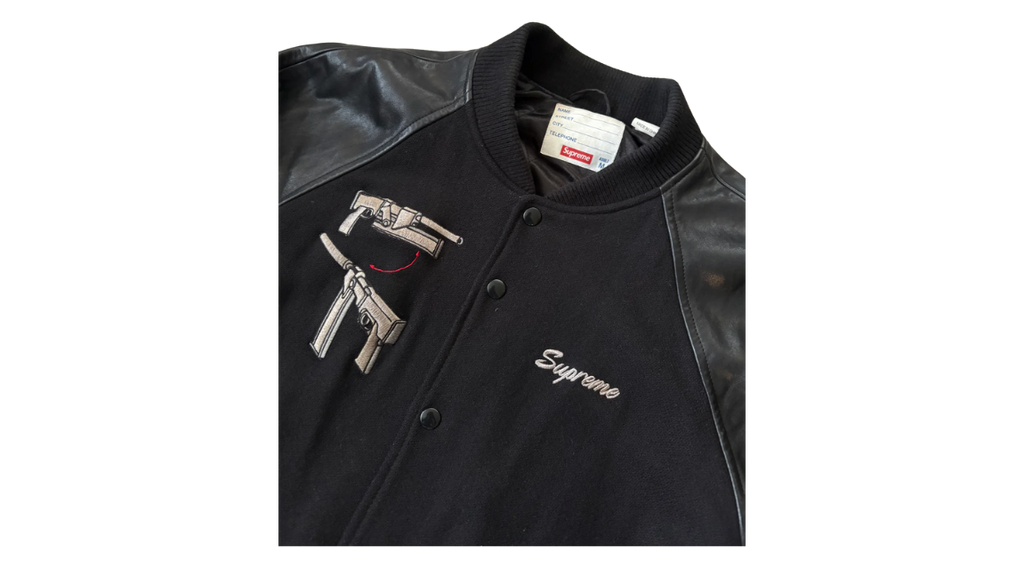 Supreme Aeon Flux Varsity Jacket Black (P)