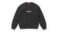 Supreme Washed Box Logo Crewneck Black (SS25)