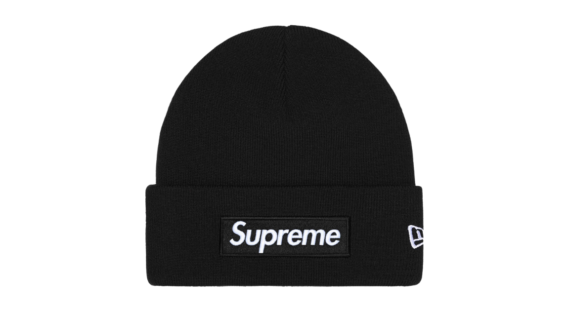 Supreme New Era Box Logo Beanie 'Black' (FW25)