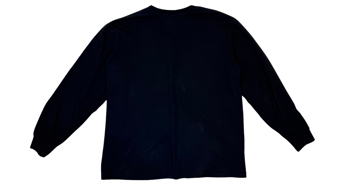 Supreme Box Logo Long Sleeve Tee Navy (P)