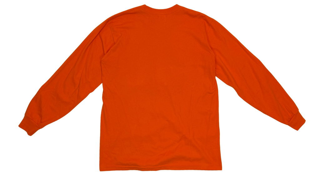 Supreme Box Logo Long Sleeve Tee Orange (P)