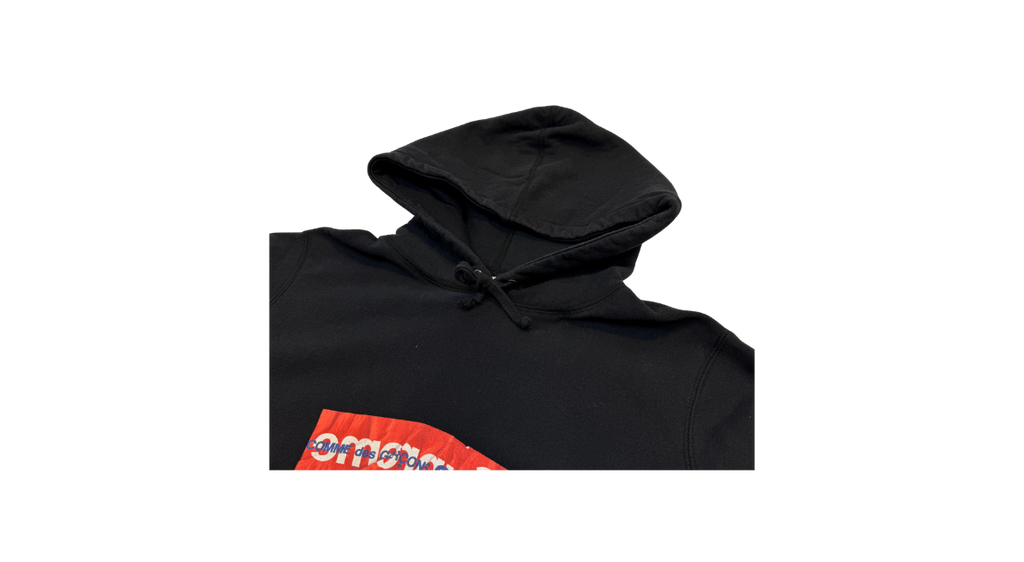 Supreme Comme Des Garcons Box Logo Hoodie Black (P)
