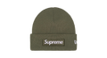 Supreme New Era Box Logo Beanie 'Green' (FW25)