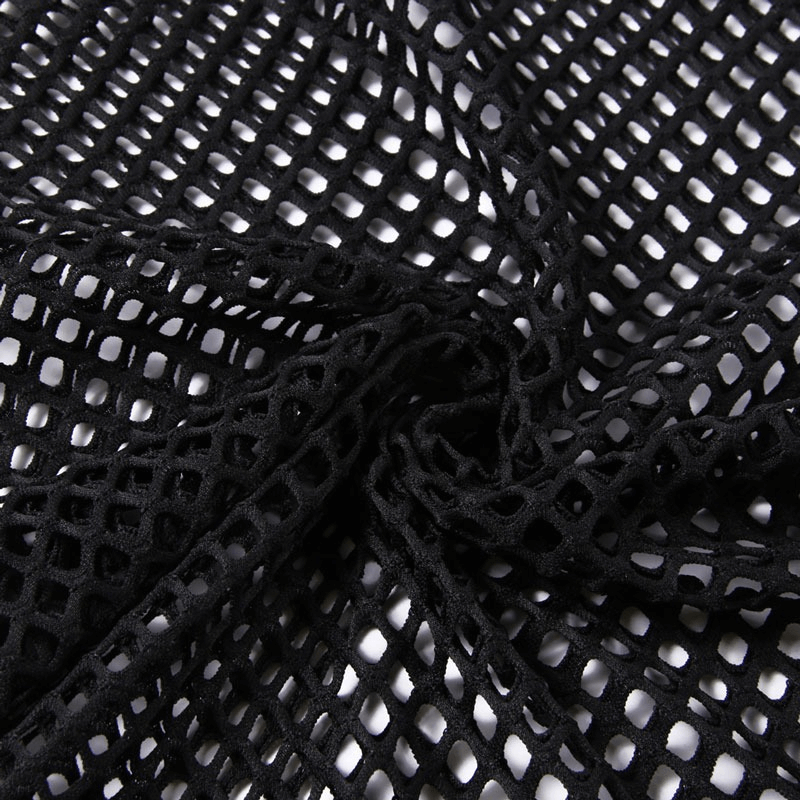 Mesh See-through Fishnet Tanks Tops for Men / Sexy Perspective Sleeveless Fitted Muscle Top