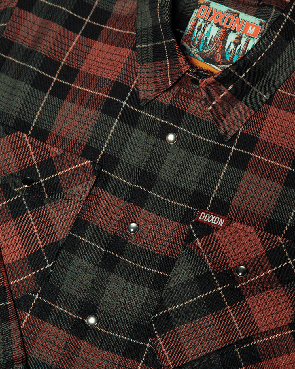 Redwood Forest Flannel - This Land Series
