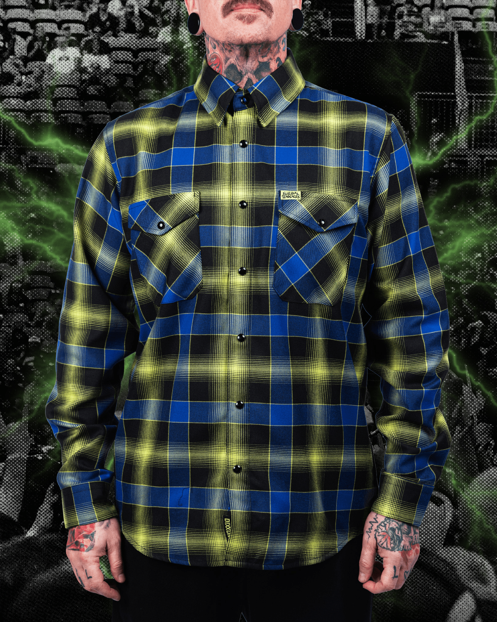 Suicidal Tendencies Adrenaline Addict Flannel