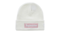Supreme New Era Box Logo Beanie 'White' (FW25)